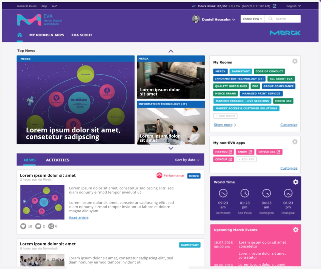 Merck SharePoint Intranet