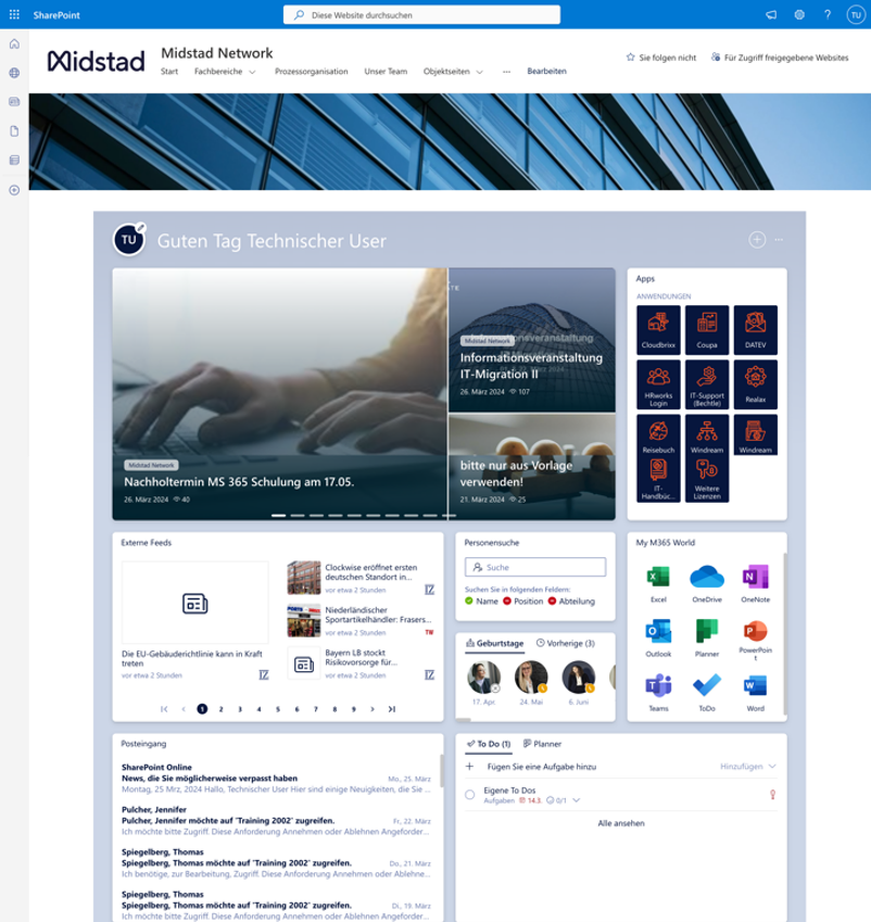 Midstad Intranet